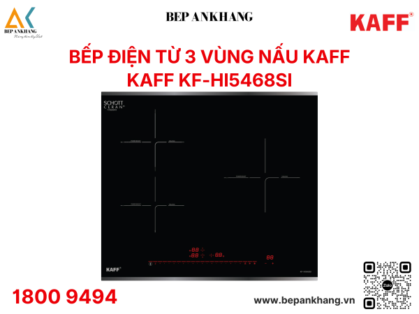 Bếp điện từ 3 vùng nấu KAFF KF-HI5468SI